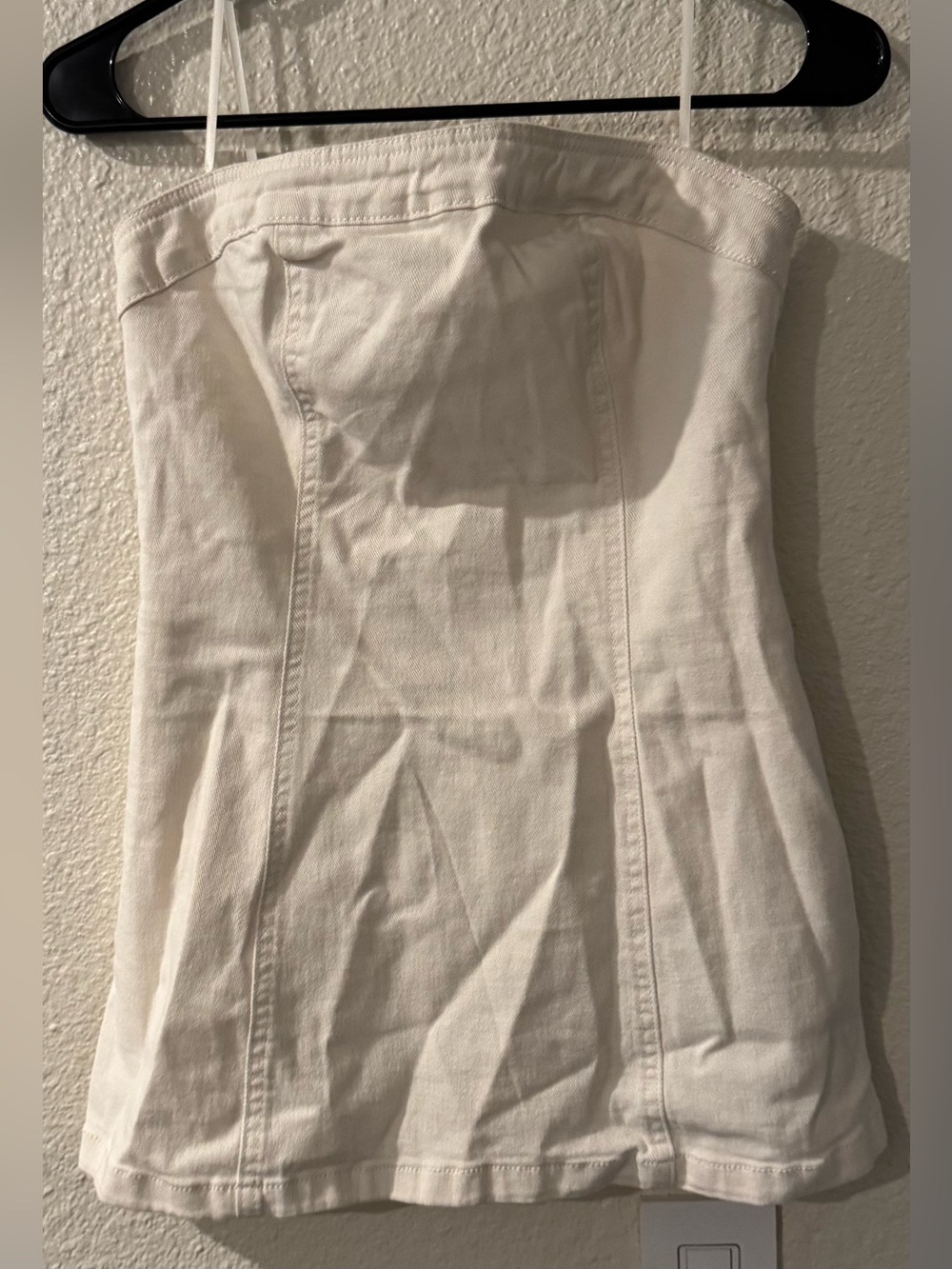 Women’s Strapless White Tube Camisole Top